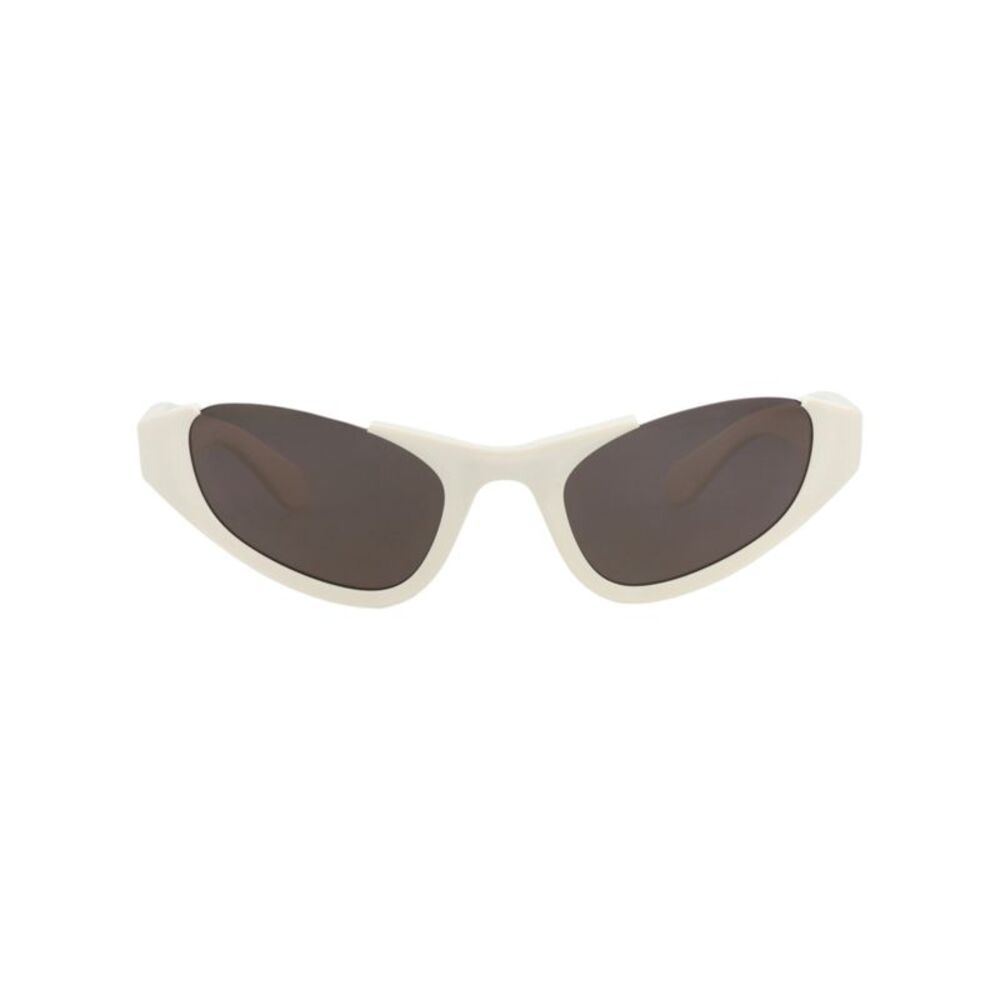 Alaia Cat Eye-Frame Recycled Acetate Sunglasses White Womens